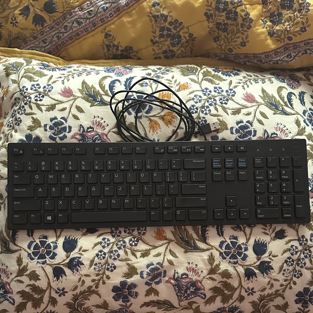 Dell Black Wired Keyboard